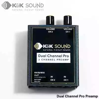 K&K Sound Dual Channel Mono Pro Preamp • $170