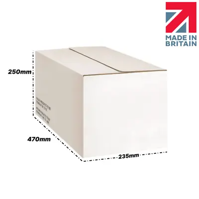 20 House Moving Boxes STRONG Cardboard Packaging Postal Removal Shipping Box • £16.99