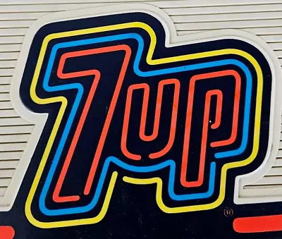 Vintage 7up Menu Board Sign Day Glow Diner Gas Station Store Advertisement • $183.20