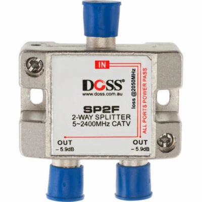 $24.90 • Buy High Quality Satellite & Cable TV 2Way F Type Splitter And Combiner