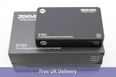 Zeevee Stbi3 Ip & Broadcast Streaming Content Digital Media Decoder Black • £295