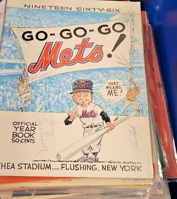 1966 Official NY Mets Yearbook - Revised Edition • $106.25