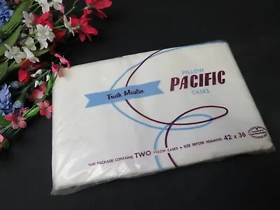 Truth Muslin By Pacific - White Vintage Pillowcases In Original Package • $8