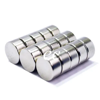 £96.29 • Buy Strong Rare Earth 20mm X 10mm Neodymium 20x10 Cylinder Disc Round Magnets