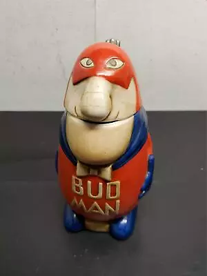 Vtg 1975 Anheuser Busch Bud Man Beer Stein Made By Ceramarte Brazil 1st Series! • $145.99