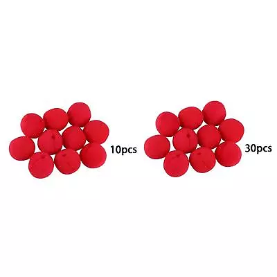 Red Clown Noses Bulk Lightweight 5cm Adults Costume Accessory Photo Props For • $6.49