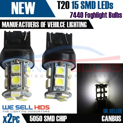 T20 15smd 5050 White Led Canbus Bulbs Fog Drl High Quality Plug And Play • $12.37