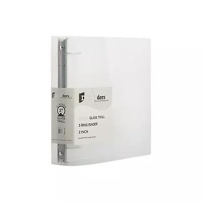 JAM Paper Standard 2  3-Ring Flexible Poly Binder Clear 820T2CL • $13.23