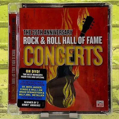 DVD Rock & Roll Hall Of Fame Concerts 25th Anniversary Metallica U2 + New Sealed • $11.99