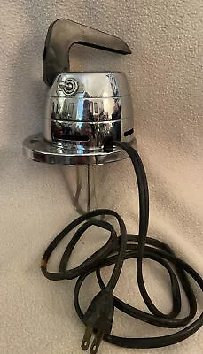 Vintage DORBY Electric 2 Cup Glass Mixer Chrome Top Black Bakelite Handle Works! • $39.09