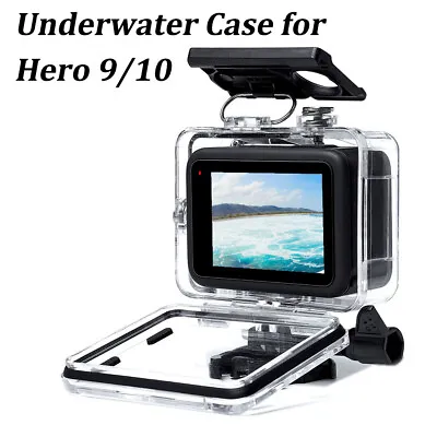 Underwater Waterproof Housing Case For Gopro Hero 9 10 Black Camera Diving Cover • $12.85