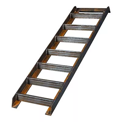 Single 2  Angle Iron Steel Loading Ramp (5000 Lb Capacity) • $140