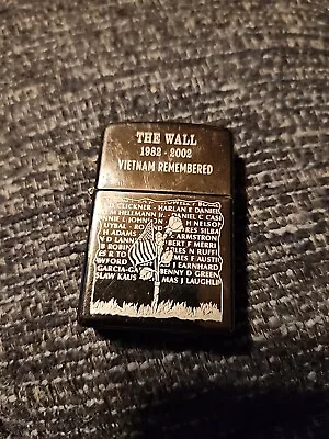 Vintage Zippo Lighter - The Wall - Vietnam Remembered • $15.95