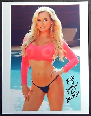 Michelle Baena Playboy Model SIGNED COLOR 8x10 PHOTO • $10