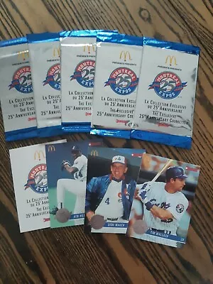 1993 Donruss-mcdonalds 5  Unopened Packs  Expos 25th Anniversary  Nm-mt  Better  • $6.99