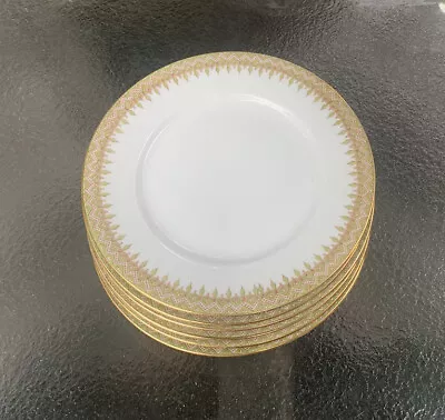 $29.95 • Buy Set Of 6 Wm. Guerin & Co LIMOGES France For Gimbel 6 1/8  Side/Bread Plates