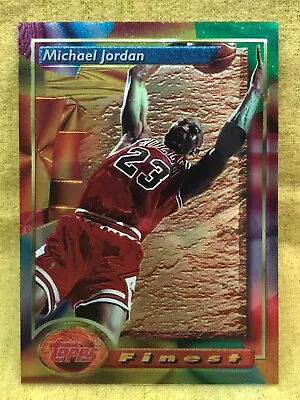 1994 Topps Finest Michael Jordan Card #1. • $74.99