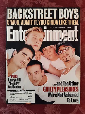 ENTERTAINMENT WEEKLY September 4 1998 Backstreet Boys Jean-Claude Van Damme • $14.40