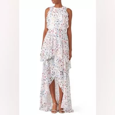 Monique Lhuillier Floral Dress Gown 10 • $99