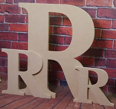 Wooden Letters-From 10 Cm To 50 Cm-MDF Numbers-Names-Signs-Kids-Wall-toy Box • £15.99