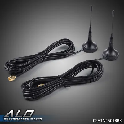 P71 Crown Victoria 2 Lot 3-3/4  Magnetic Police Antenna Black  • $11.90