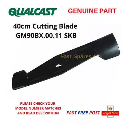 Qualcast RM40 MEB1640M Lawnmower Blade 40cm  GM90BX.00.11    FAST POST • £17.75