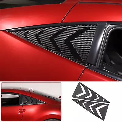 For Mitsubishi ECLIPSE 06-11 Rear Window Triangle Decoration Panel Carbon Fiber • $75.99