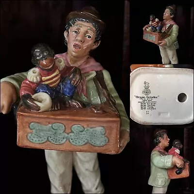 Royal Doulton Figurine - The Organ Grinder - HN2173 - 8¾ Inches • $90