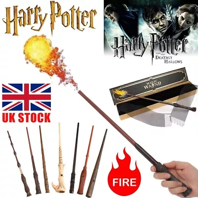 £21.69 • Buy Harry Potter Hermion Dumbledore Wand Real Flame Shooting Wand Real Fire Gifts UK