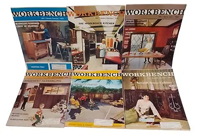 Lot Of 6 Vtg 1969 & 1970 Workbench Magazines • $10.75