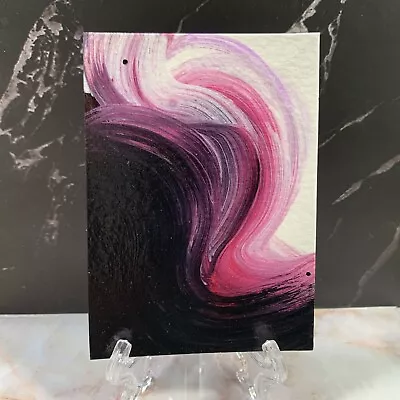 ACEO OOAK Handmade Abstract Acrylic Painting On Watercolor Paper DSMitchell • $10