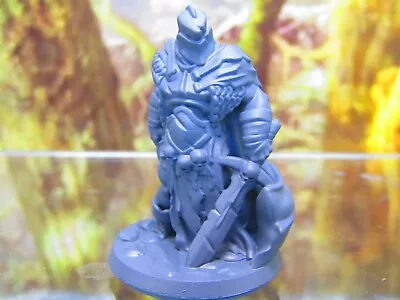 Death Knight In Armor Mini Miniature Figure 3D Printed Model 28/32mm Scale • $8.99