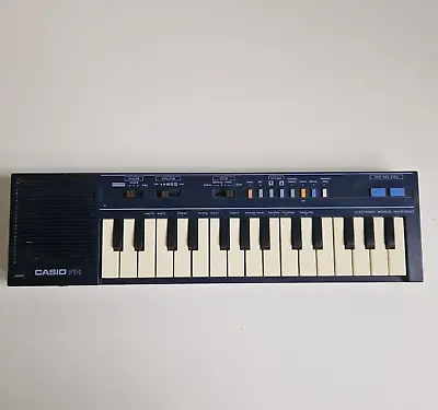 Casio PT-1 Mini Keyboard Synthesizer Vintage Black In Colour Rare Instrument • $74.69