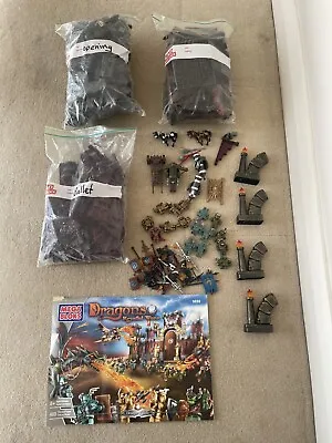 Mega Bloks Dragons Krystal Wars Draigar Castle 9898 Instruction Book Incomplete • $35