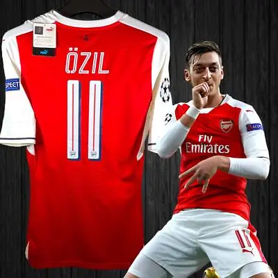 Authentic Mesut Ozil Arsenal 16/17 Home Size M Puma Soccer Jersey With Tag • $342