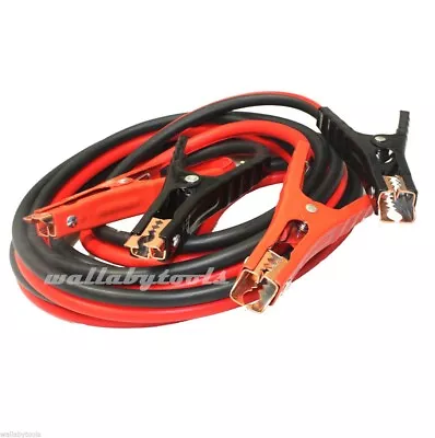 16 FT 4 Gauge Booster Cable Jumping Cables Emergency Power Jumpe Heavy Duty • $32.99