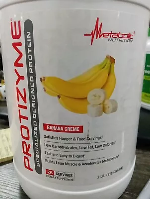 Metabolic Nutrition Protizyme Powder Banana Creme 2lb Exp01/26 614aae • $41.36
