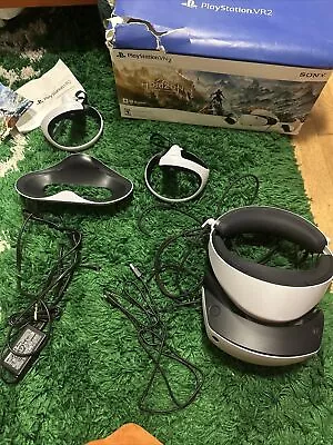 Sony PlayStation VR2 Horizon Call Of The Mountain Bundle With Charger NO GAME • $350