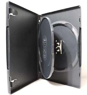 Genuine Amaray Eco-Lite 3-Disc Double 14mm Black DVD Replacement Case Shell NEW • $29.98