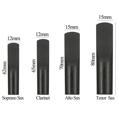 $11.62 • Buy Resin/Plastic Sax Reeds Strength 2.5 For Alto Tenor Soprano Saxophone Clarinets