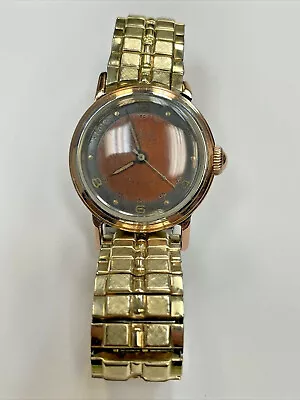 Mido Multifort Grand Luxe Super Automatic 14K Rose Gold Bezel Scarce Mido 817 • $229.99