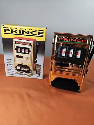 Vintage Waco Casino Prince Bank Slot Machine Toy With Box Jackpot Coin  • $30