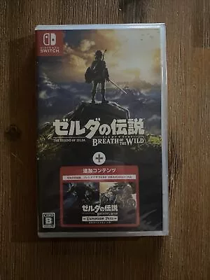 The Legend Of Zelda Breath Of The Wild With Expansion Pass JP / English Switch • $130