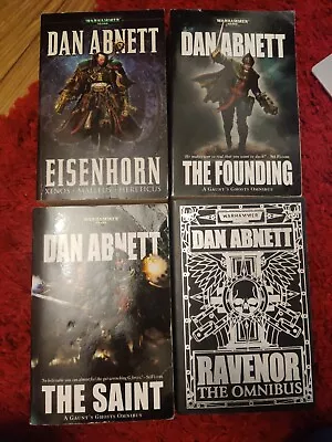 Warhammer 40k Books Job Lot 4 Dan Abnett Ravenor Eisenhorn Gaunt's Ghosts  • £29.99