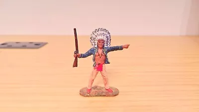 BK554: Lone Star Diecast / Lead  South American Indians - Red Cloud • £5