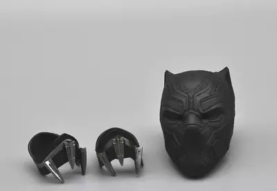 1/6 Helmet Hot Toys HT MMS363 Captain America Civil War Black Panther Figure • $119.51