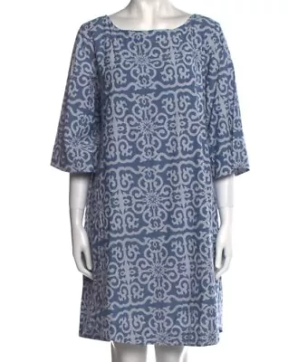 Roberta Roller Rabbit Printed Dress Size: L Made In India 100% Cotton • £43.37