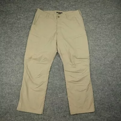 5.11 Tactical Pants Mens 38X30 Khaki Apex High Performance Pockets (36X29.5) • $55.77