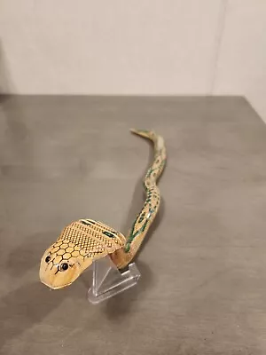 Wooden Wiggle Cobra Snake Hand Made Painted Articulating Wood Toy 16  Vintage • $16.99