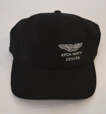 Aston Martin Hat Adult Strapback Black Adjustable Cap Denver Luxury Supercar F1 • $22.99